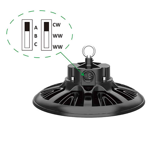 Tunable-LED-High-Bay-Light-3CCT-&-Power-Selectable